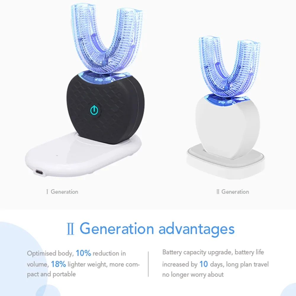 360 Degrees Intelligent Automatic Electric Toothbrush