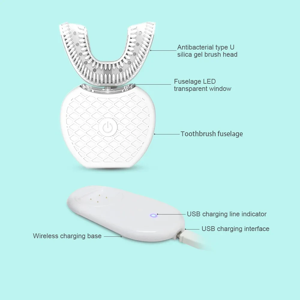 360 Degrees Intelligent Automatic Electric Toothbrush