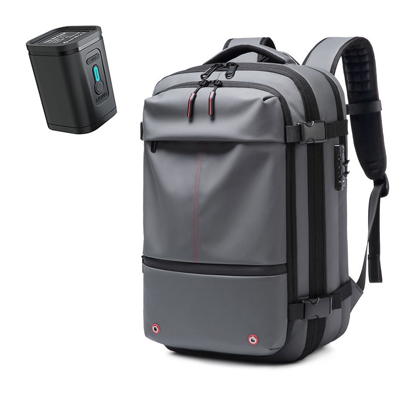 17-Inch Laptop Travel Backpack – Expandable Business & School Backpack with Vacuum Compression for Men