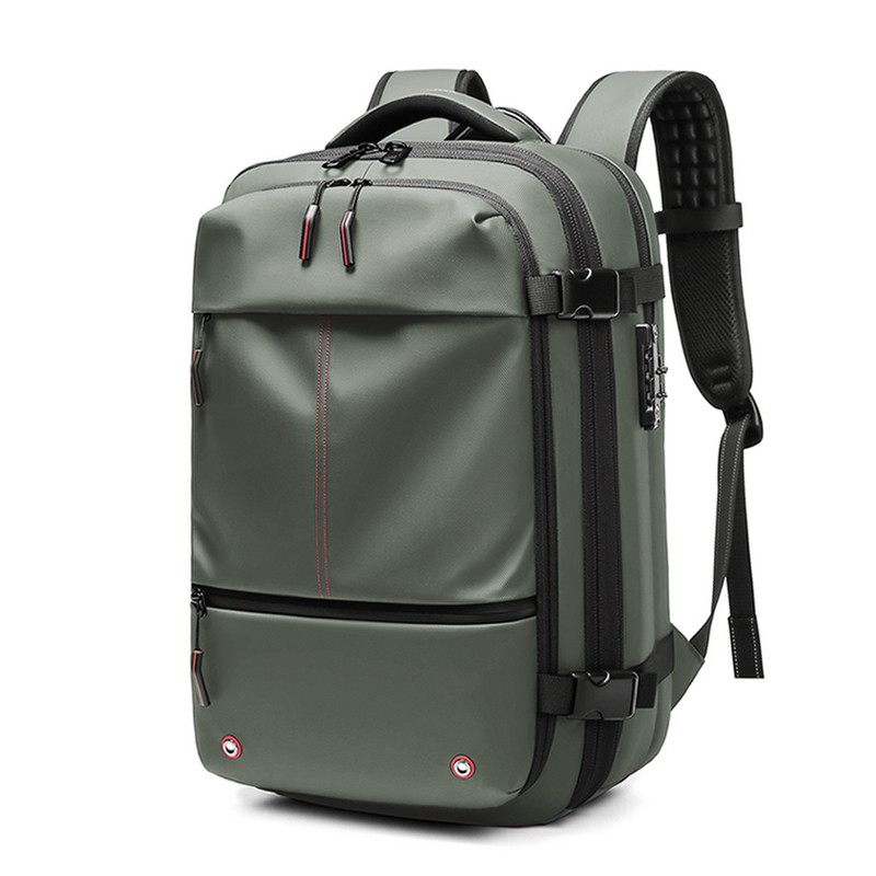 17-Inch Laptop Travel Backpack – Expandable Business & School Backpack with Vacuum Compression for Men