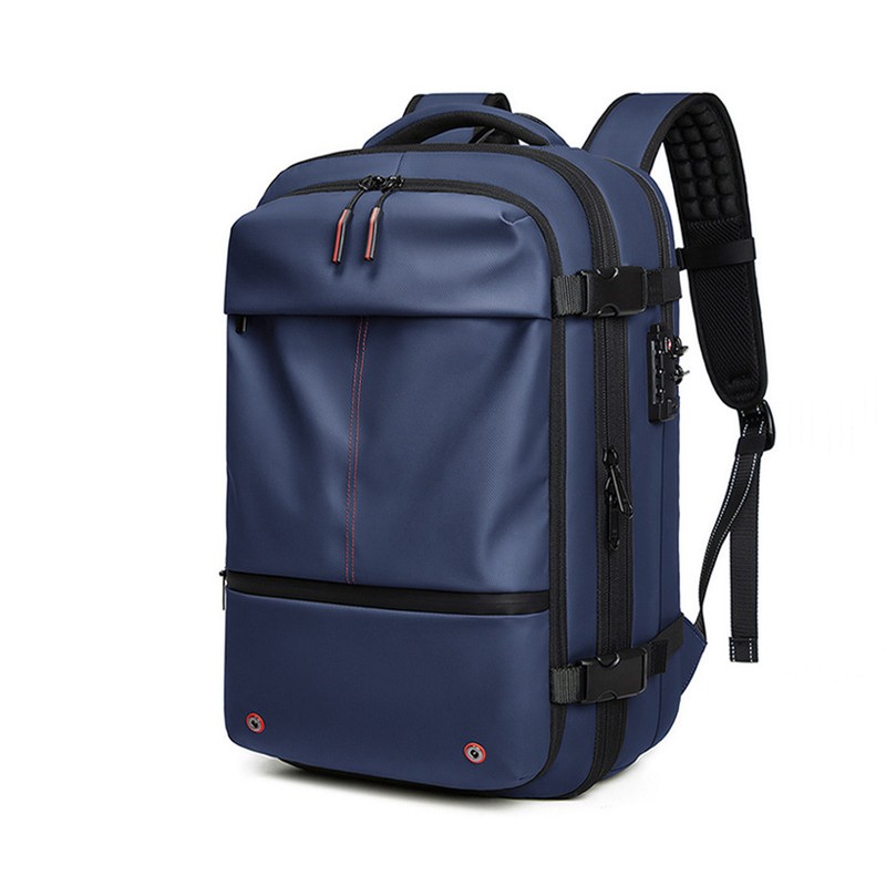 17-Inch Laptop Travel Backpack – Expandable Business & School Backpack with Vacuum Compression for Men