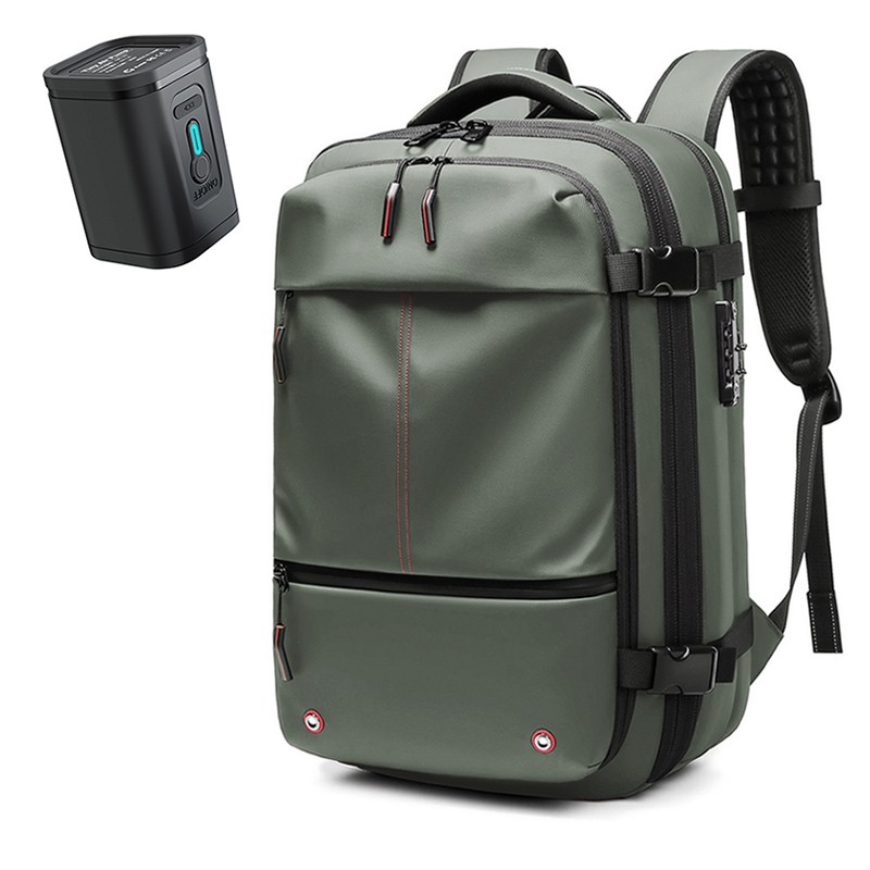 17-Inch Laptop Travel Backpack – Expandable Business & School Backpack with Vacuum Compression for Men