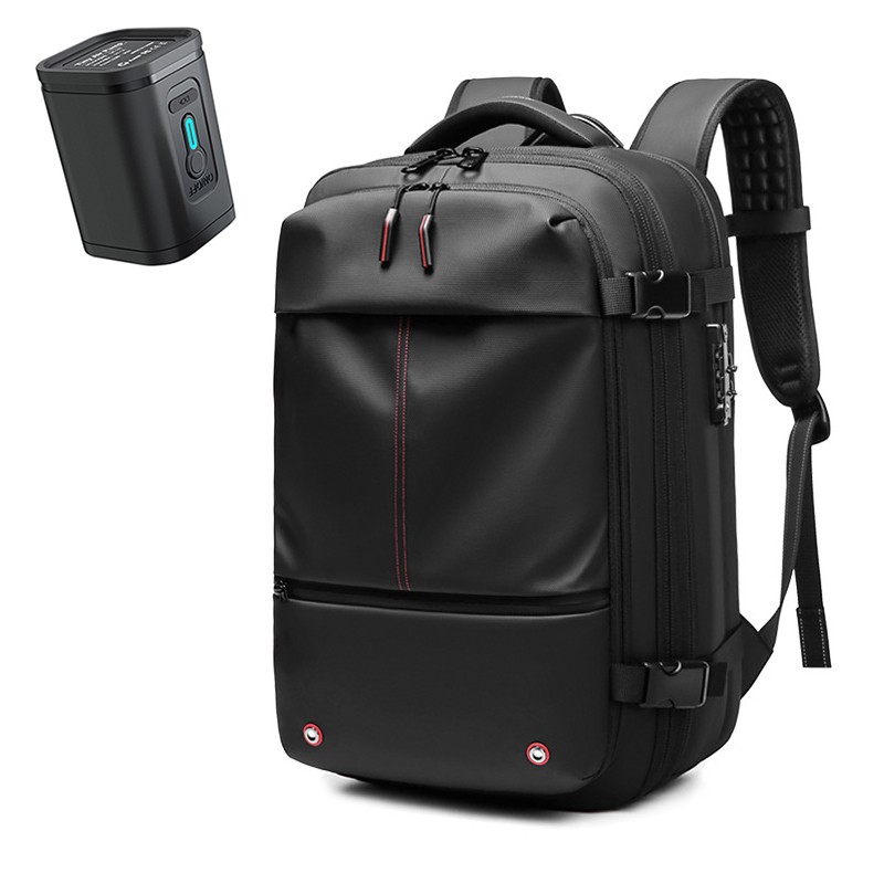 17-Inch Laptop Travel Backpack – Expandable Business & School Backpack with Vacuum Compression for Men
