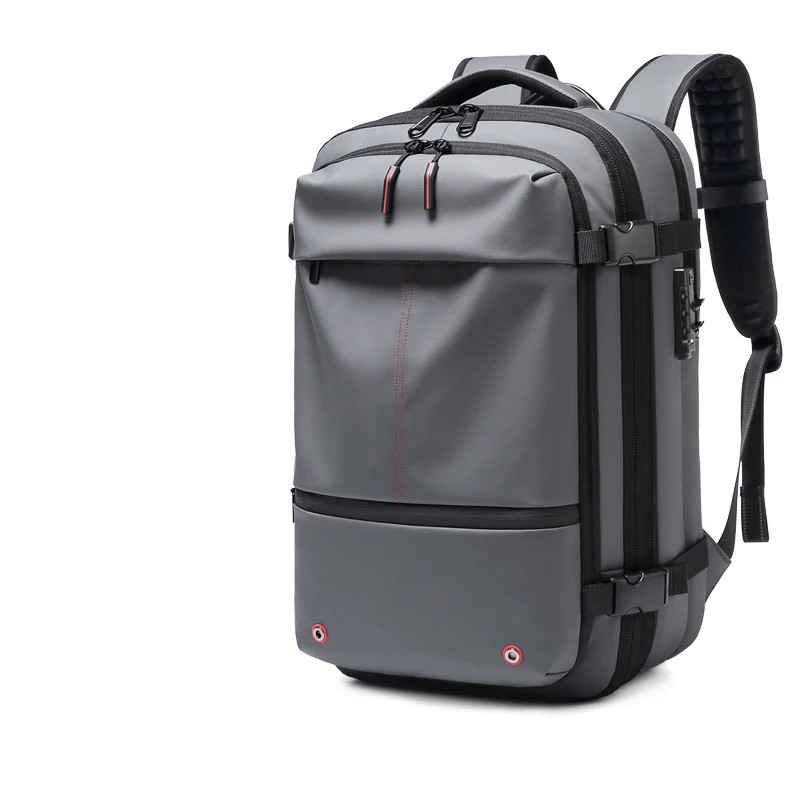 17-Inch Laptop Travel Backpack – Expandable Business & School Backpack with Vacuum Compression for Men
