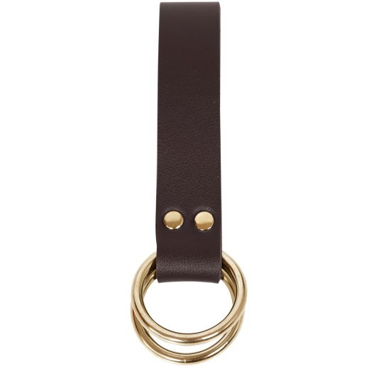 Women's Hiking Pleated Skirt Leather Metal Double Ring Buckle