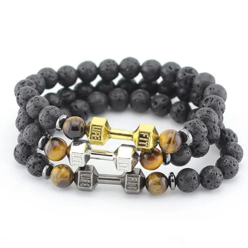 Men’s Dumbbell Bracelet