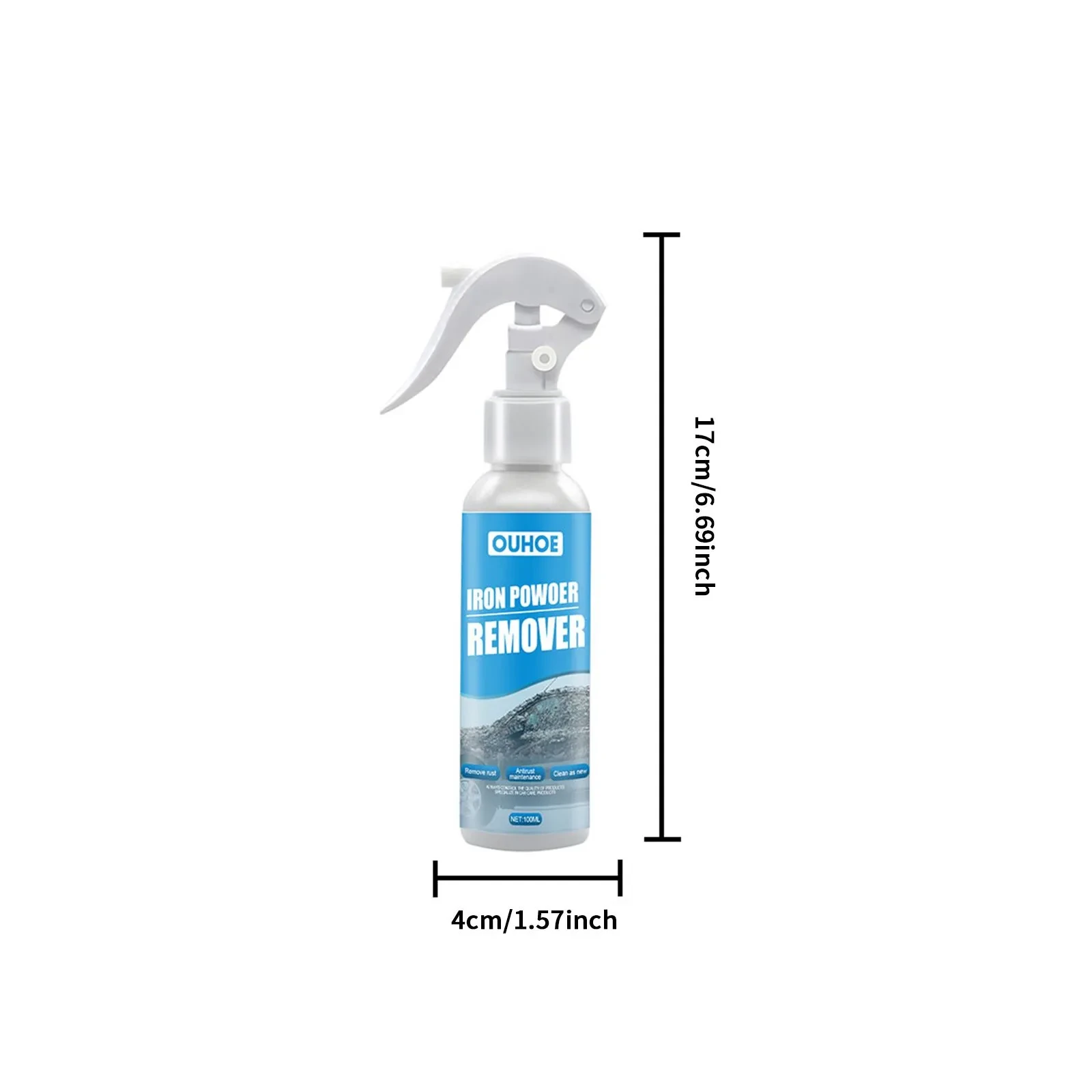 OUHOE Car Iron Powder Rust Remover
