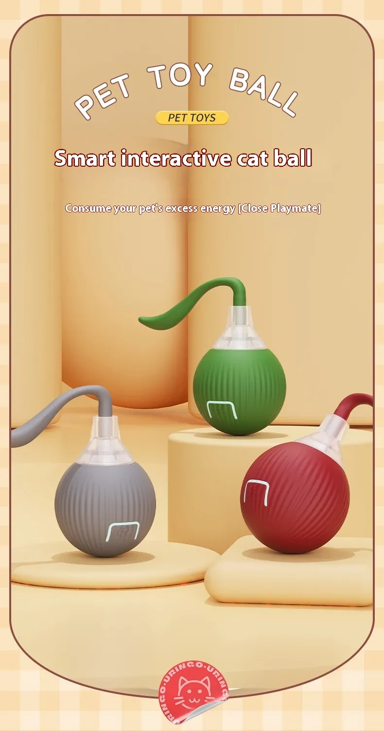 Interactive Cat Toy Ball Super Drive Cat Rolling Balls With Bird Chirping Motion Activated Sensor Pets Kitten Teaser Game Toys Pet Products