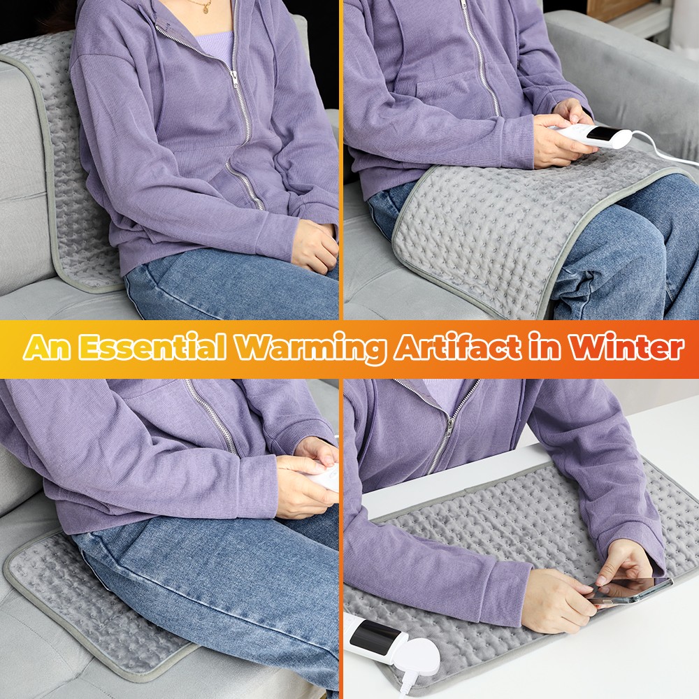 Electric Heating Blanket – 58x29cm Heated Pad