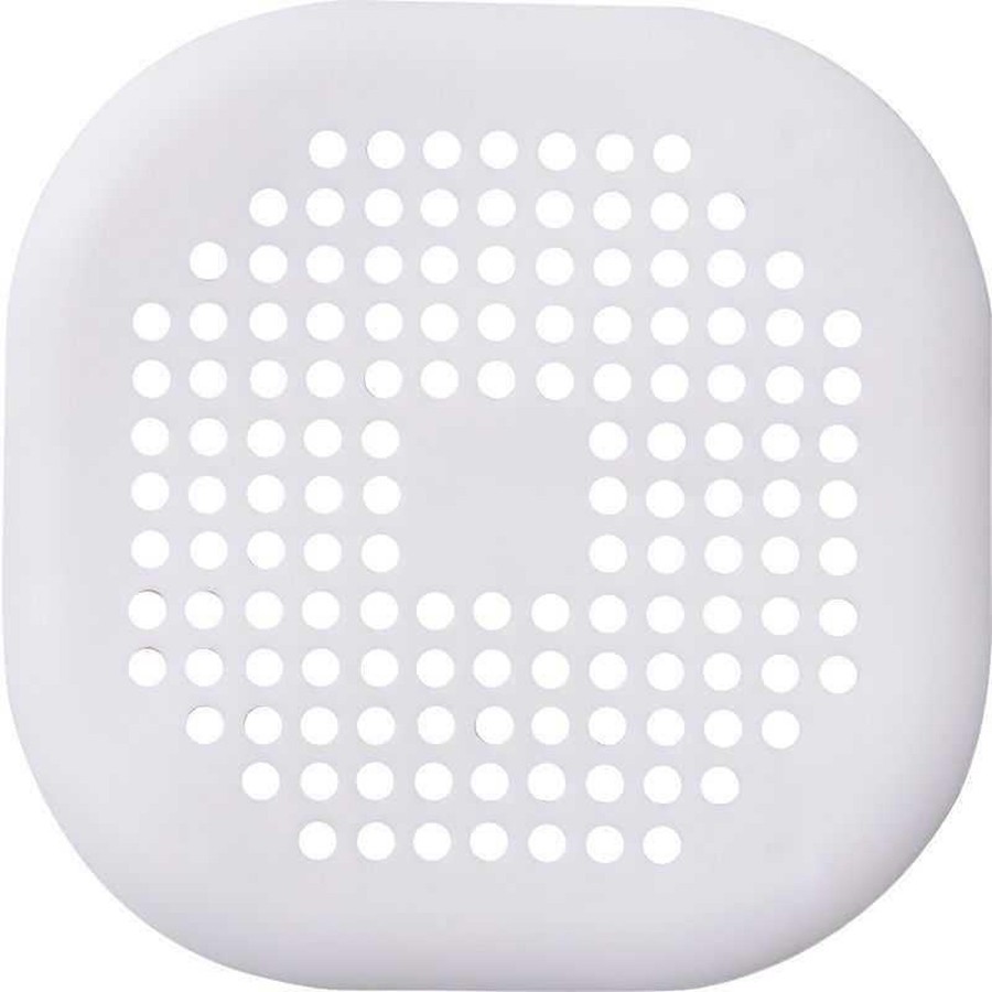 Square Silicone Floor Drain Cover – Bathroom Sewer Hair Filter and Floor Drain Mat
