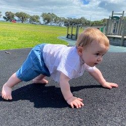 Blue Washed Denim Detailed Shorts | 6-12m