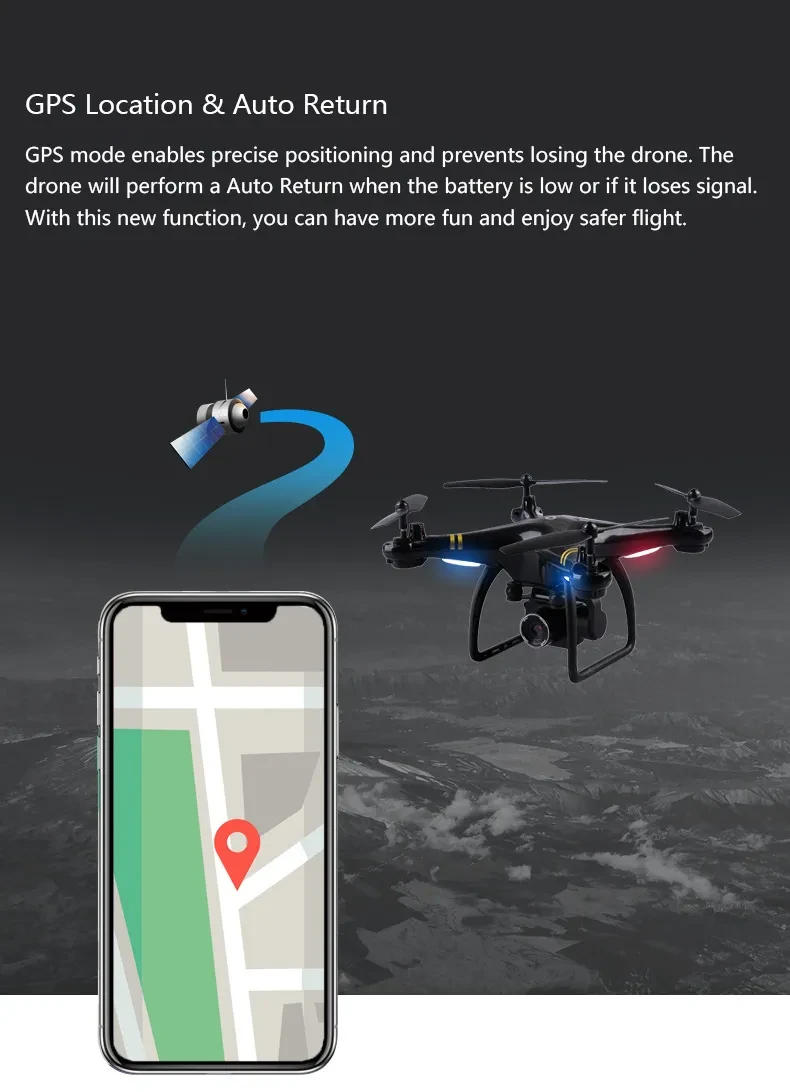 5G Image Transmission ESC Camera With Long Battery Life