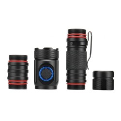 Fashion Simple Rechargeable Powerful Tactical Flashlight
