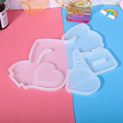 Heart Mom Love Picture Photo Frame Epoxy Resin Mold Silicone