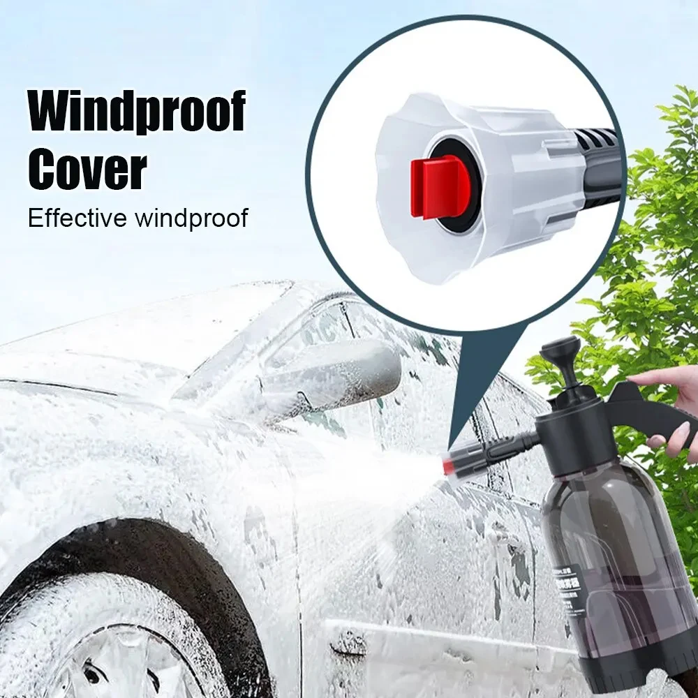 2L Car Washing Foam Spray Pot – Hand Pressure Spray with Pressure Relief Valve