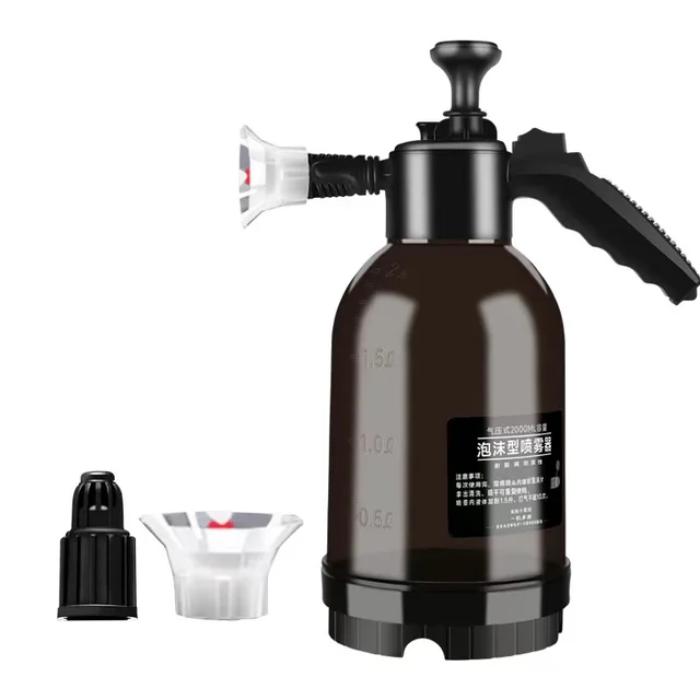 2L Car Washing Foam Spray Pot – Hand Pressure Spray with Pressure Relief Valve