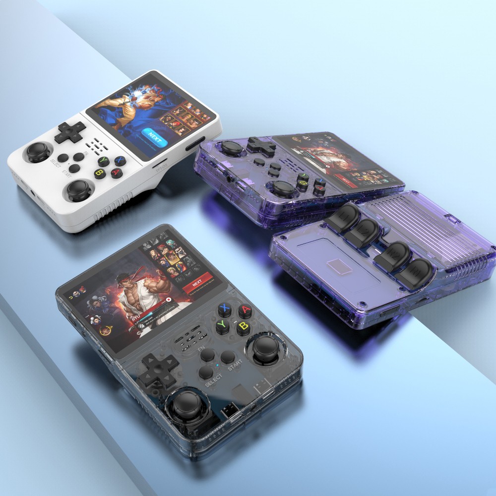 R36S Retro Handheld Game Console – Open Source Linux System with 3.5-Inch IPS Screen, 64GB/128GB Storage