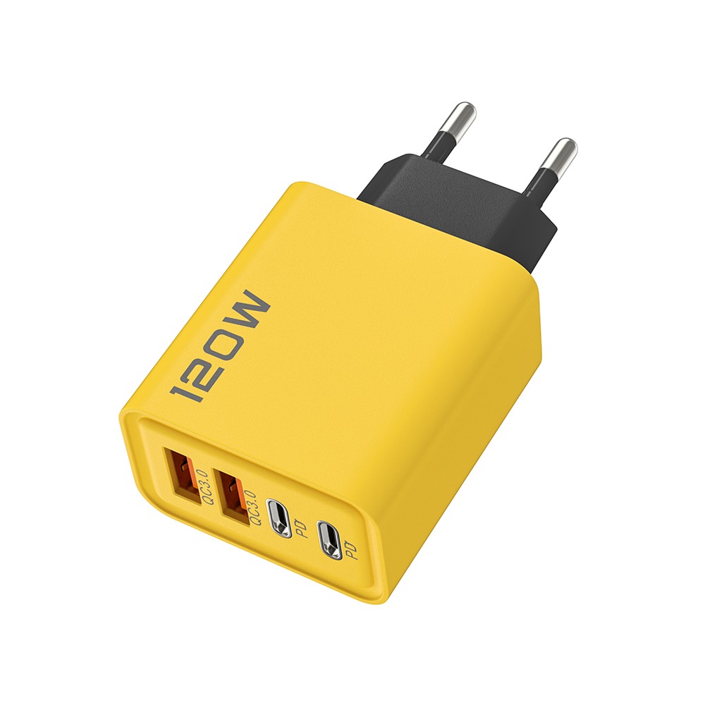 4-Port USB-C PD Quick Charger – Fast Charging Adapter with Quick Charge 3.0 for iPhone, Samsung, Xiaomi, Huawei
