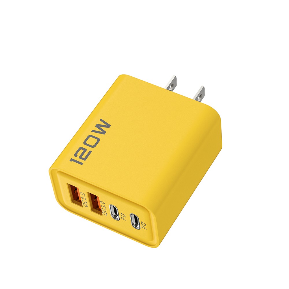 4-Port USB-C PD Quick Charger – Fast Charging Adapter with Quick Charge 3.0 for iPhone, Samsung, Xiaomi, Huawei