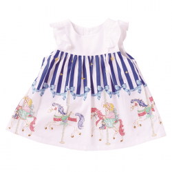 Dress Merry-Go-Round Ruffle Sleeve | 9m - 3y