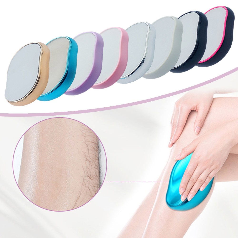 HOT Crystal Painless Physical Hair Removal Eraser - Reusable Glass Epilator