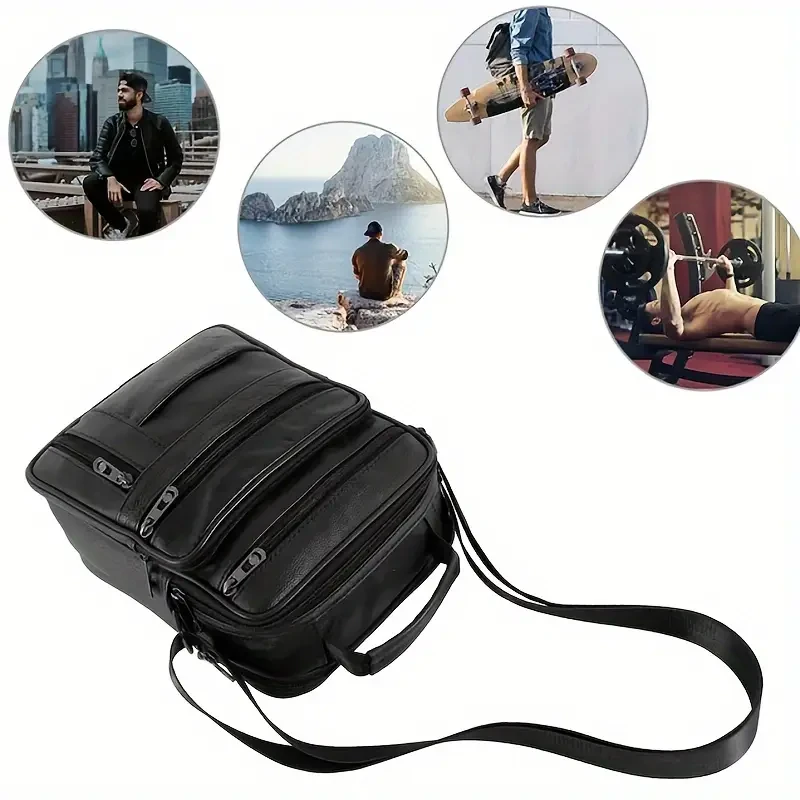Leather Messenger Bag