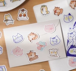 Cartoon Hand Account Photo Album Diary DIY Decoration Stickers