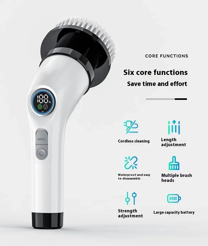 Dovety 9 in 1 Multifunctional Electric Spin Scrubber