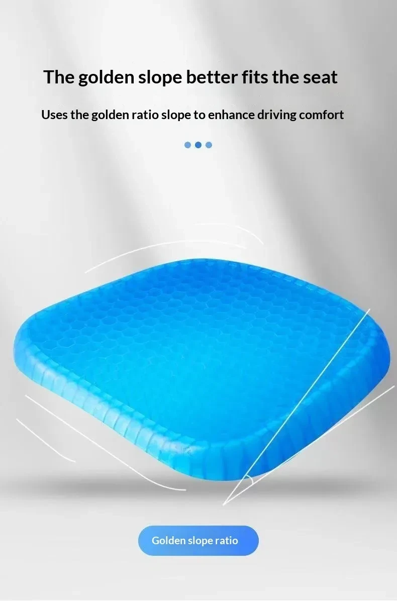 Gel Seat Cushion with Honeycomb Design