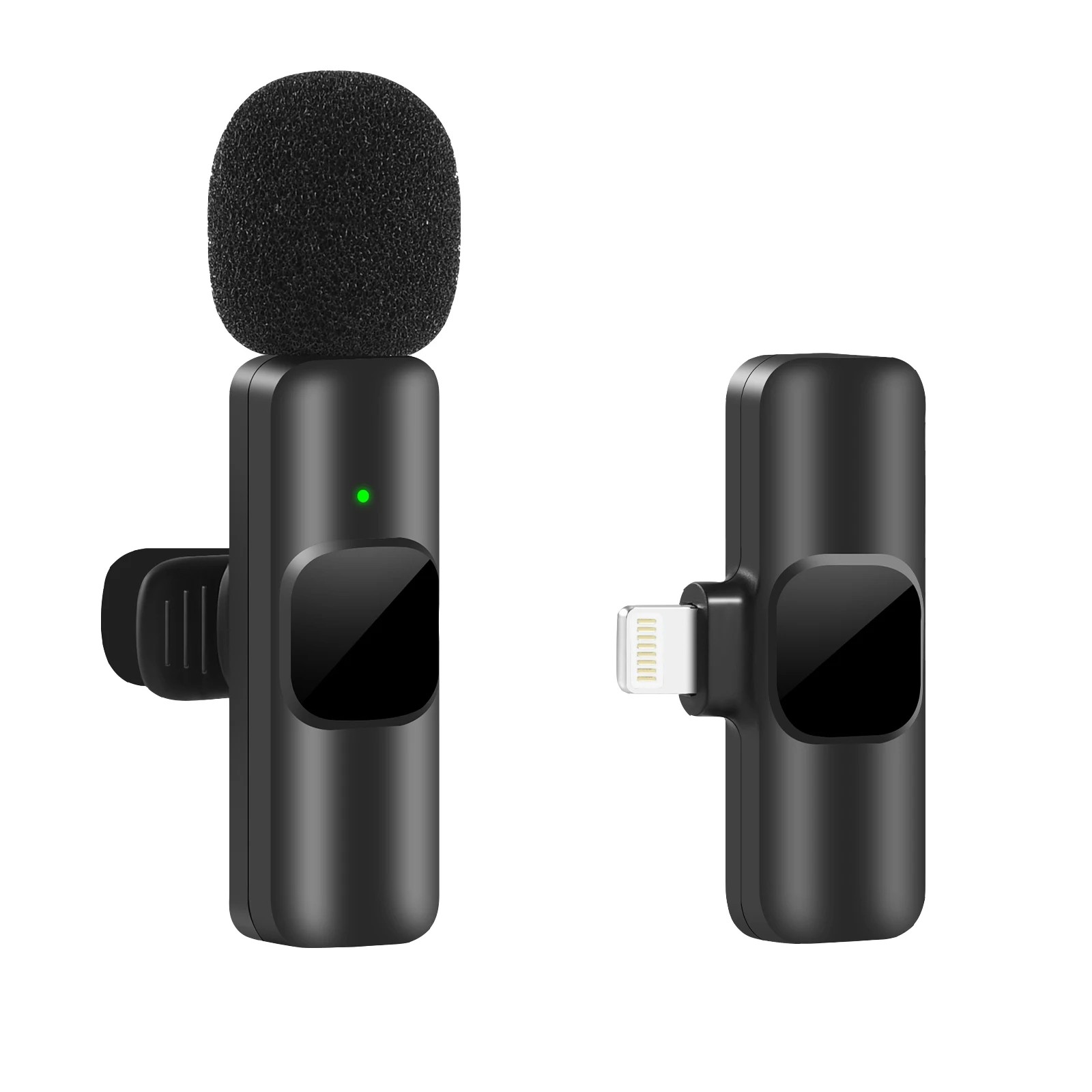 Wireless Lavalier Microphone – Portable Mini Mic for iPhone, Android