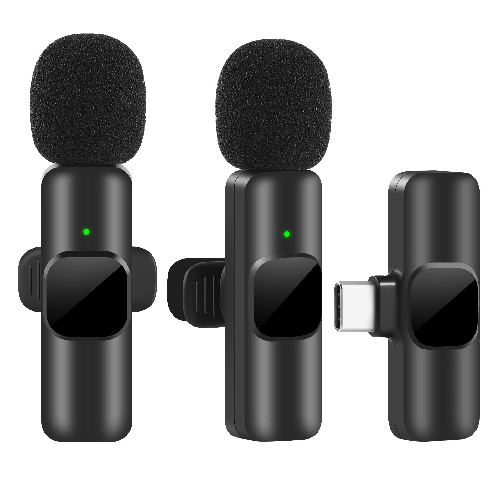 Wireless Lavalier Microphone – Portable Mini Mic for iPhone, Android