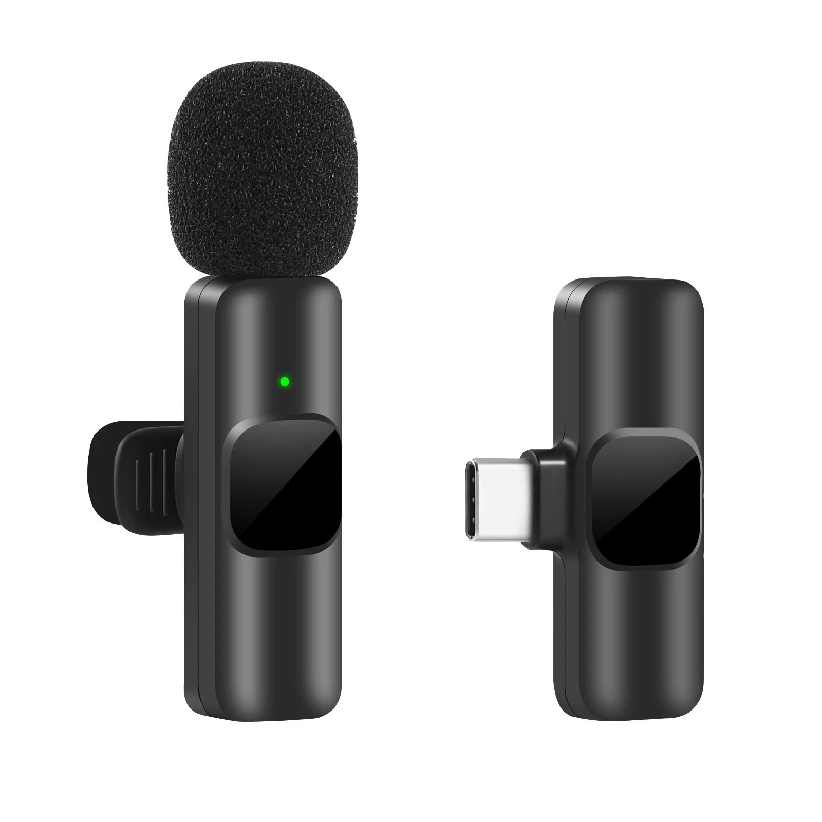 Wireless Lavalier Microphone – Portable Mini Mic for iPhone, Android
