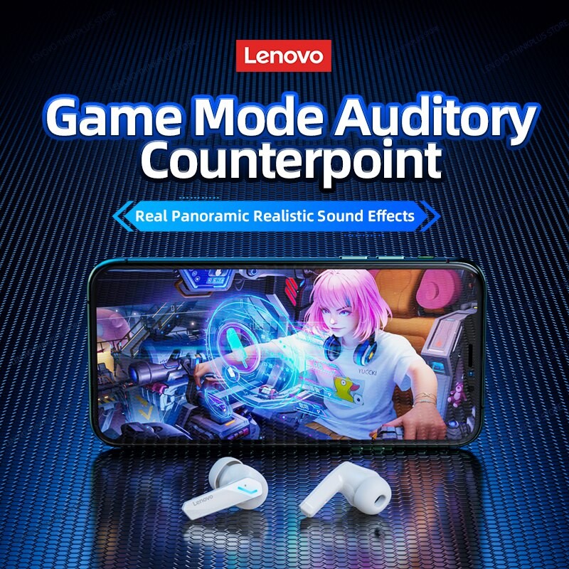 Lenovo GM2 Pro Bluetooth 5.3 Earphones – Sports Wireless In-Ear Headset