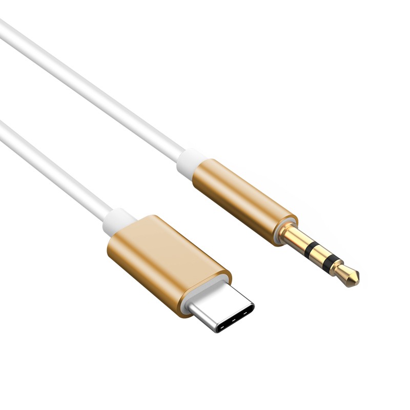 USB Type-C to 3.5mm Aux Audio Adapter – Headphone Jack Cable for Samsung