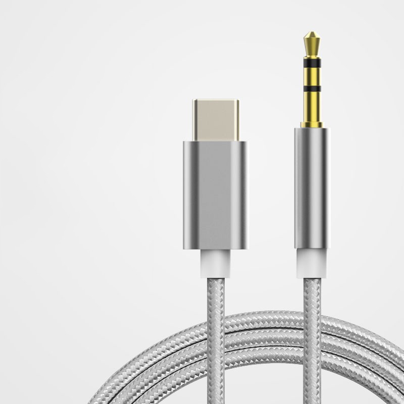 USB Type-C to 3.5mm Aux Audio Adapter – Headphone Jack Cable for Samsung