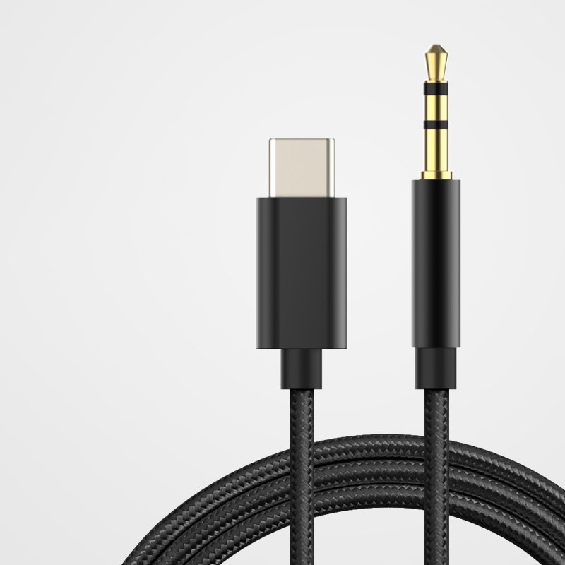 USB Type-C to 3.5mm Aux Audio Adapter – Headphone Jack Cable for Samsung