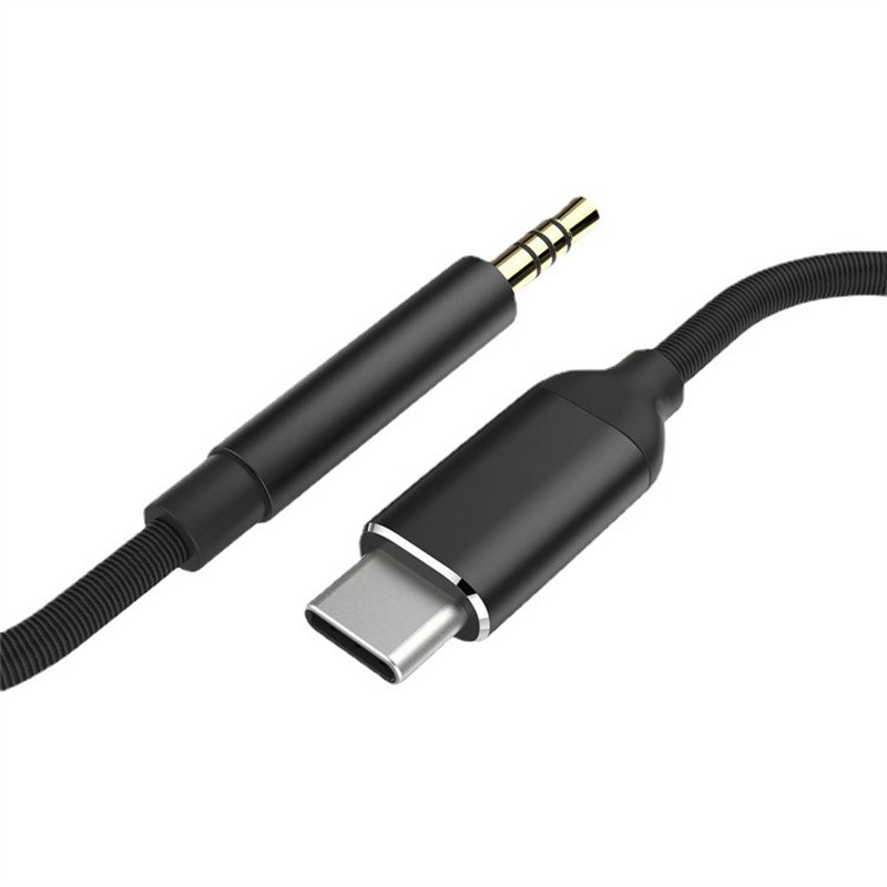 USB Type-C to 3.5mm Aux Audio Adapter – Headphone Jack Cable for Samsung