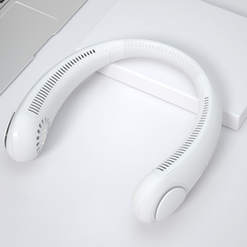 Leafless Hanging Silent Neck Fan Usb Charging