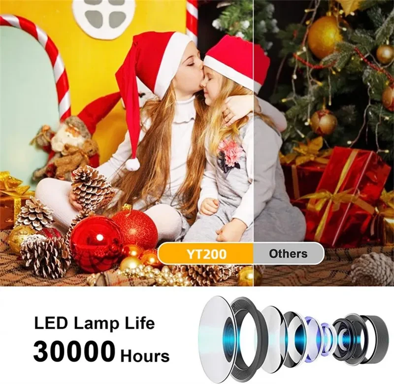 Smart Projector WiFi Portable 1080