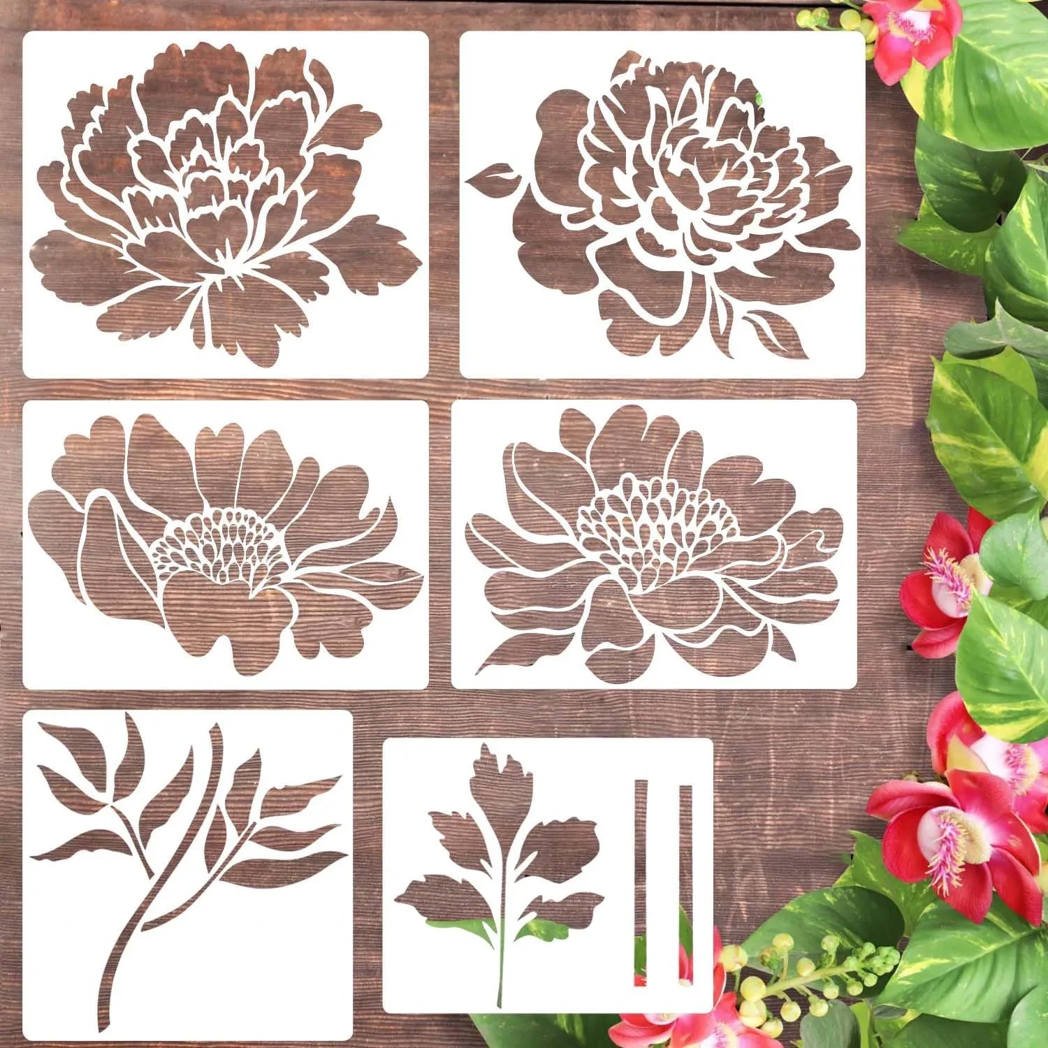 Garden Fence Large Flower Stencils🌻DIY