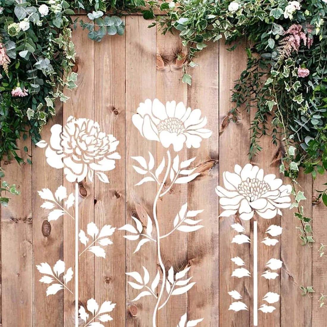 Garden Fence Large Flower Stencils🌻DIY