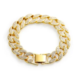 Cuban Bangle Bracelet Fashion Trendy Men's Jewelry