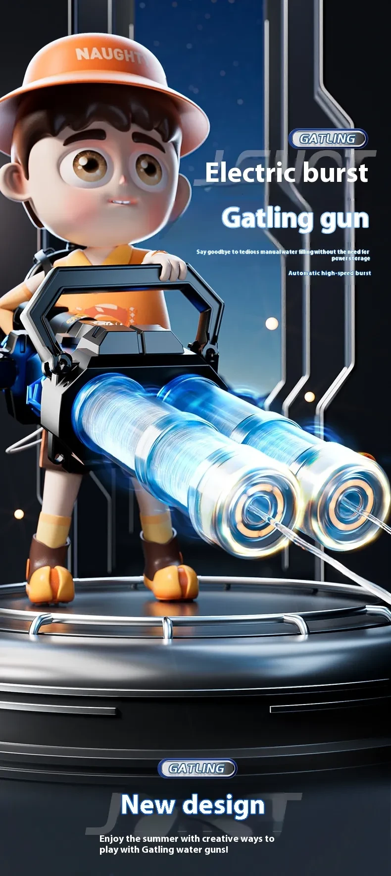 Summer Water Gun Electric Gatling
