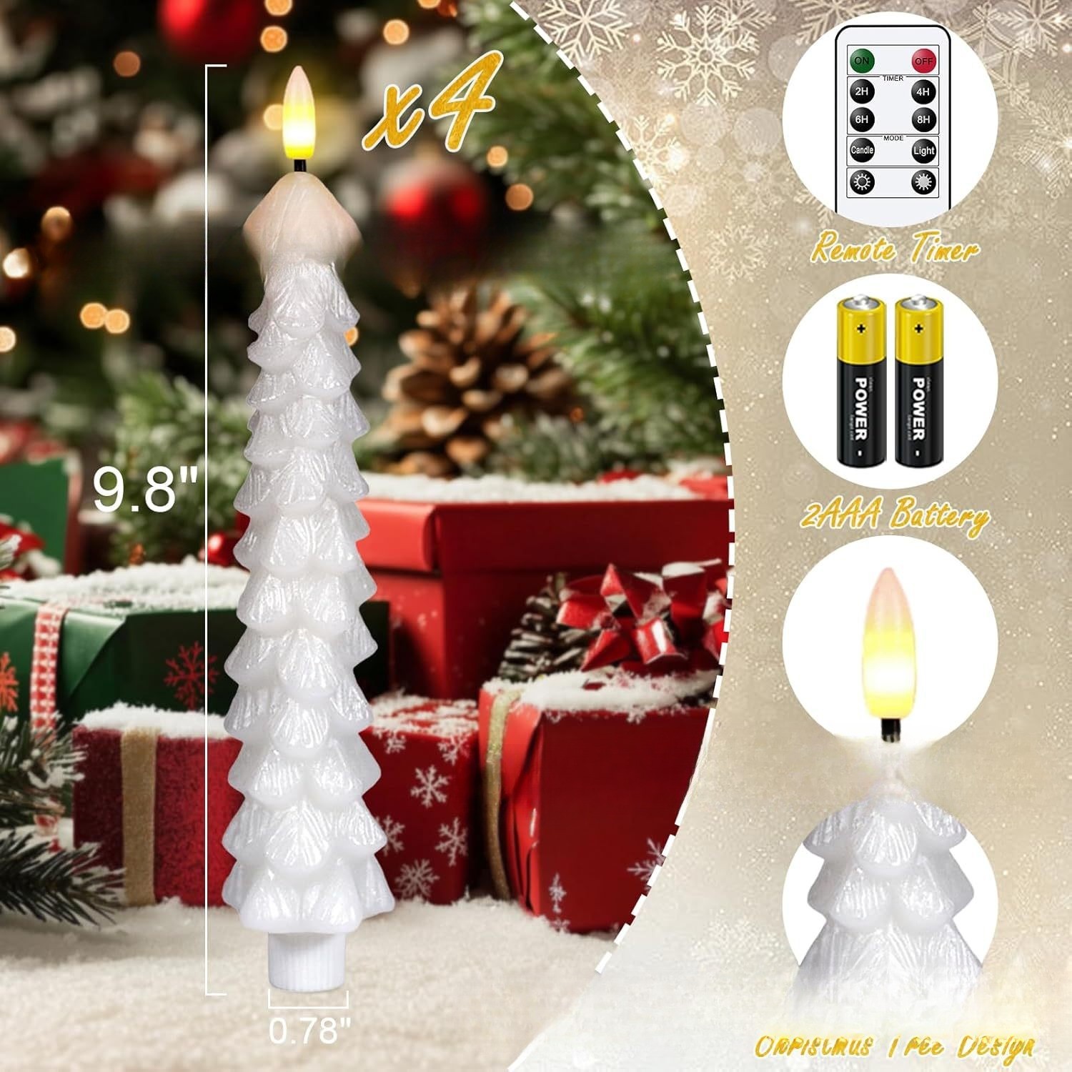 Christmas Tree LED Candles