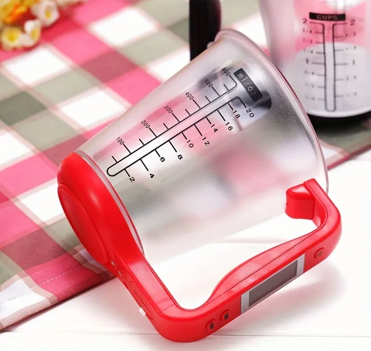 Kitchen Has Electronic Measuring Cup Kitchen Scale