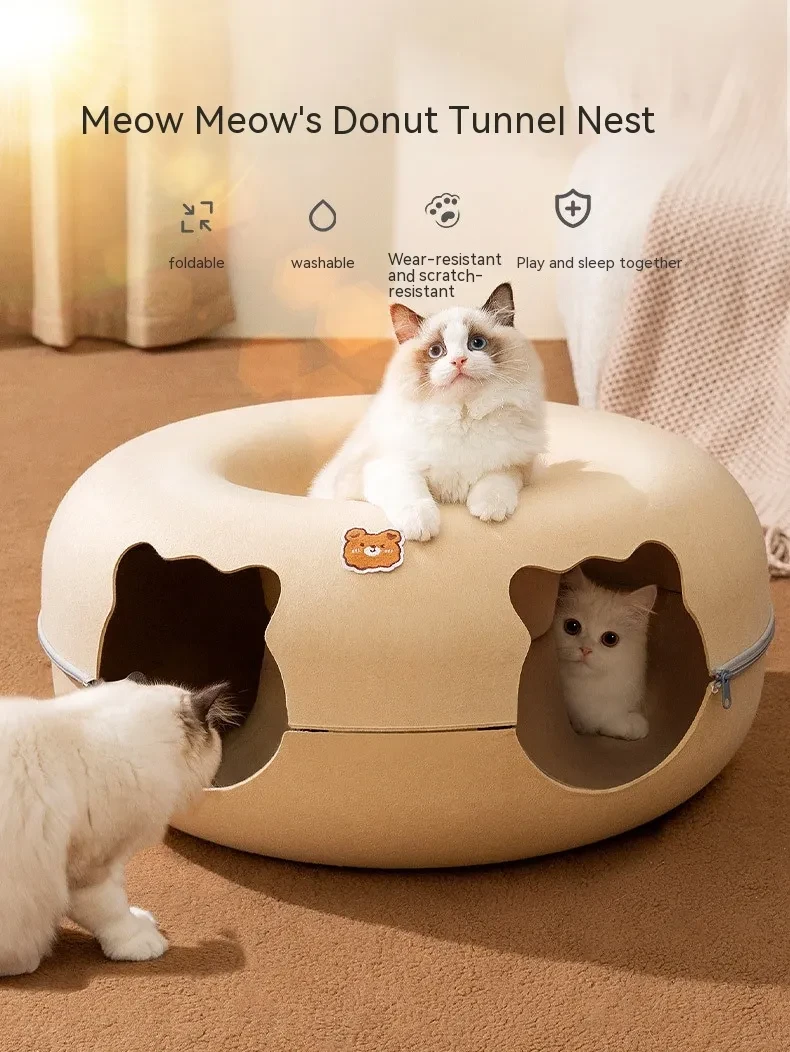 Cat Tunnel Bed