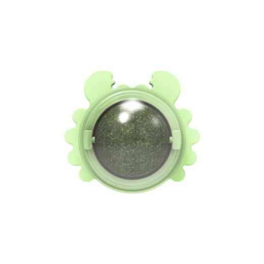 Catnip Wall Ball Piece Cat Toys Edible Cat Licking Toy Cat Chew Toy Teeth Cleaning Cat Bite Toy Rotatable Indoor Cat Toy Cat Wall Decoration