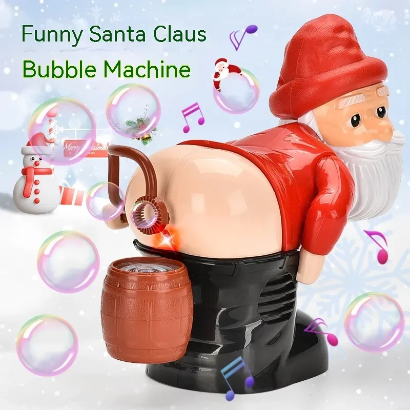 Christmas Bubble Machine Santa