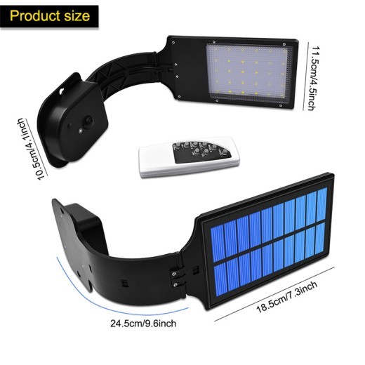 Garden Remote Control Sensor Wall Lamp Rural Street Lamp