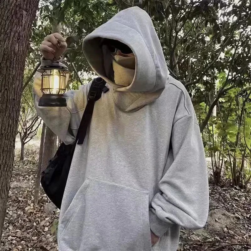 Men’s Oversized Ninja Turtleneck Hoodie